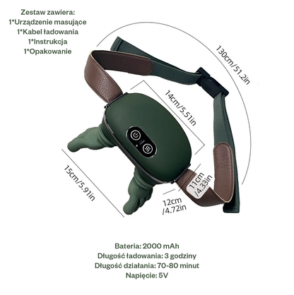 NeckFlow Pro – Profesjonalny Masażer Szyi i Mięśnia Czworobocznego